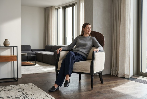 Wohnzimmer Weißer Sessel Designer Einsitzer Luxus Relax 1-Sitzer Neu