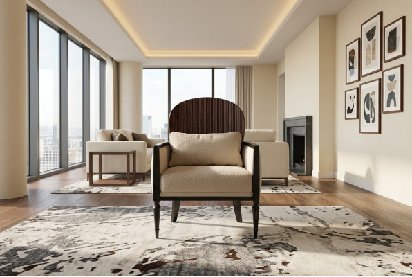 Wohnzimmer Weißer Sessel Designer Einsitzer Luxus Relax 1-Sitzer Neu