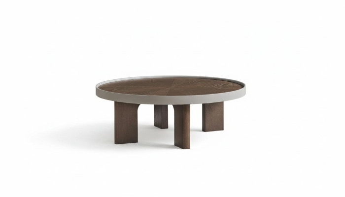 Moderner Runder Couchtisch Designer Braune Couchtische Wohnzimmer Tisch