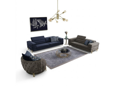 Wohnzimmer Set Sofagarnitur 431 Sitzer Luxus Möbel Design Polstermöbel