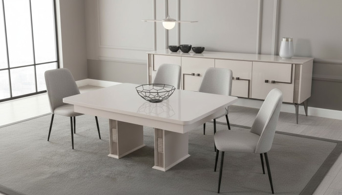 Weißer Couchtisch Wohnzimmer Holztische Luxus Möbel Designer Tische