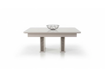 Weißer Couchtisch Wohnzimmer Holztische Luxus Möbel Designer Tische