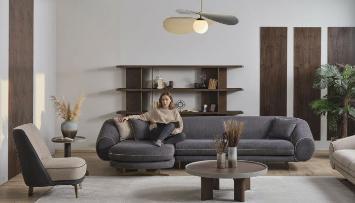 Große Wohnlandschaft Designer Couchtisch Stilvoller Beistelltisch 4tlg 