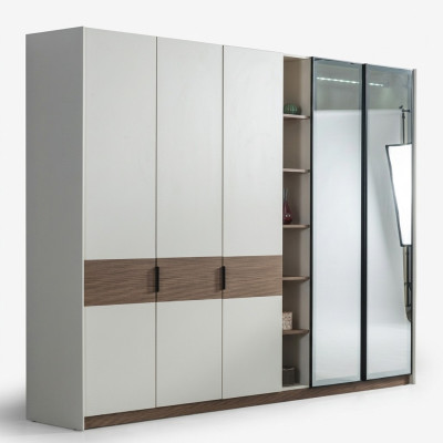 Weißer Schlafzimmer Kleiderschrank Luxus Moderner Schrank Mit Schiebtüren