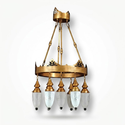 Hängeleuchte Kronleuchter Lampe Kristalllampe Deckenleuchte Lampen 60x125