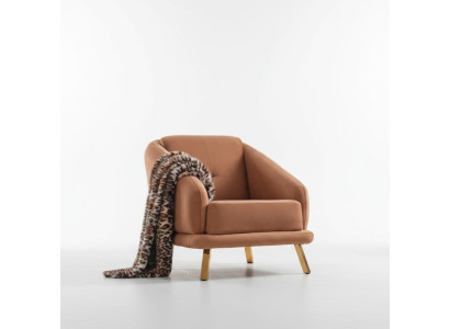 Designer Sessel Wohnzimmer Luxus Sitz Polster Textil Möbel Modern Lehnstuhl Neu