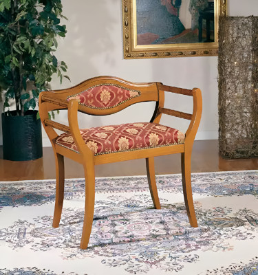 Stuhl Polster Sitz Designer Textil Polsterstuhl Sitzmöbel Telefon Bank