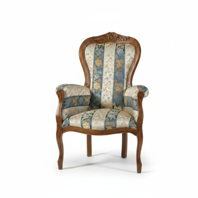 Sessel Designer Sitz Luxus Textil Polster Stoff Möbel Klassisches Design