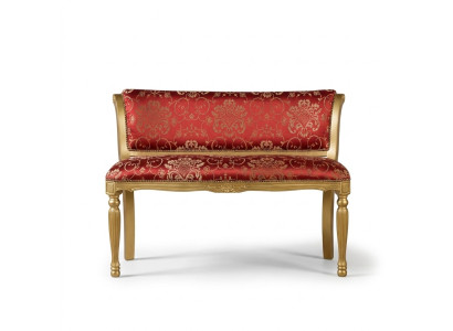 Sitzbank Polster Stoff Sitz Stil Klassische Designer Wohnzimmer Möbel