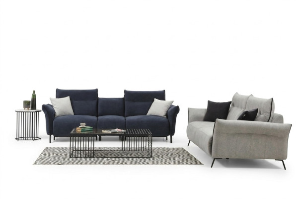 Sofagarnitur Set 2 tlg Sofa Couch Polstersessel Modern Designer Luxus Möbel