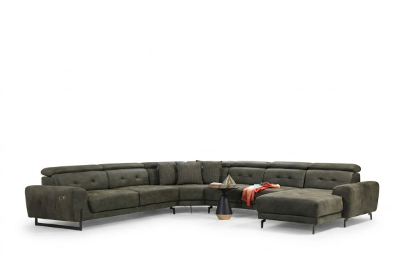 Wohnzimmer Ecksofa U-Form Luxus Möbel Modern Sofa Couch Eckgarnitur