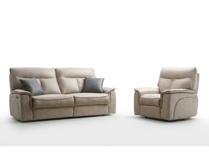 Wohnzimmer Set Dreisitzer Sofa Couch Modern Sessel Sitzmöbel Design Polstermöbel