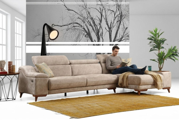 Design Ecksofa L-Form Wohnzimmer Sofa Couch Modern Wohnzimmer Neu Möbel
