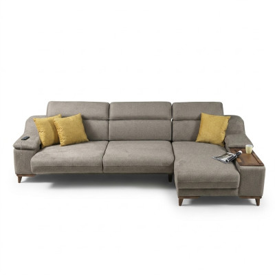Sofa Couch Ecksofa L-form Polster Modern Wohnzimmer Relax Sitz Luxus Möbel