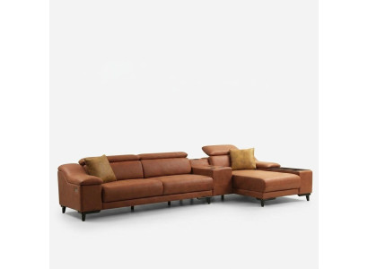 Luxus Ecksofa L-Form Sofa Couch Design Polster Modern Textil Wohnzimmer Neu