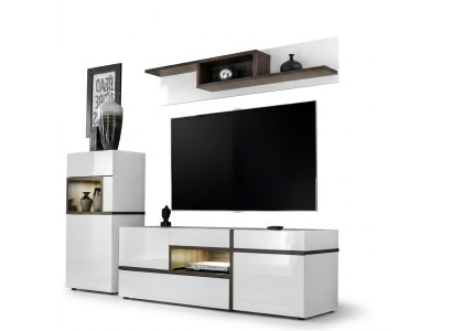 Wohnzimmer Wohnwand TV-Ständer Regal Luxus Design Set Modern Möbel Neu