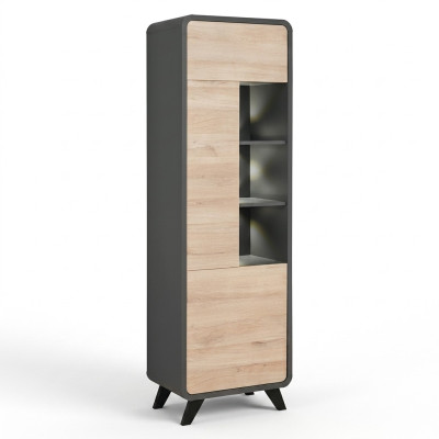 Vitrine Wohnzimmer Möbel Holzmöbel Luxus Modern Schrank Designer Einrichtung