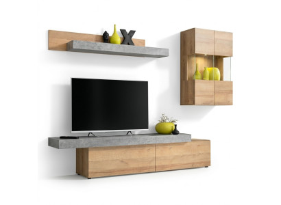 Wohnzimmer Wohnwand Modern Designer TV-Ständer Wandschrank Neu