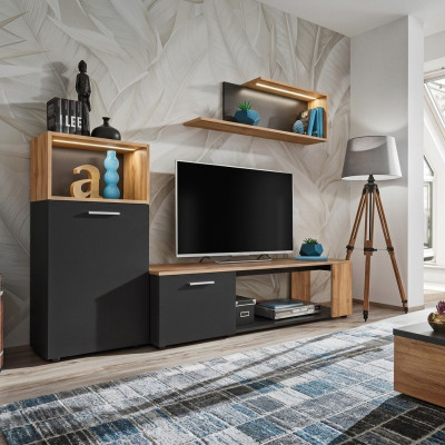 Dizajnér luxusnej modernej drevenej steny