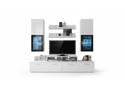 Wohnzimmer Komplett Wohnwand Regale Luxus Wandschrank Neu Einrichtung