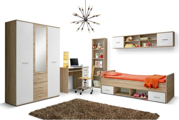 Komplett Jugendzimmer Modern Kinderzimmer Designer Schreibtisch Set Luxus Möbel