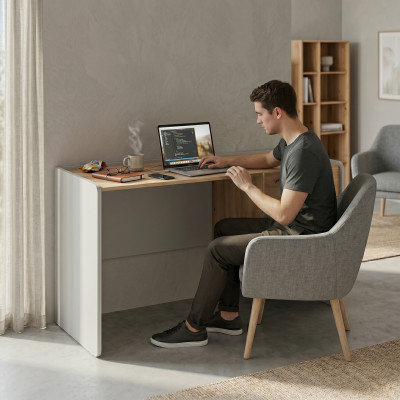Luxus Schreibtisch Designer Tisch Schlafzimmer Neu Einrichtung Stil Moderne Holz
