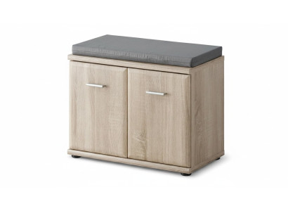 Schuhschrank Holz Möbel Schuhregal Grau Luxus Designer Möbel Moderne