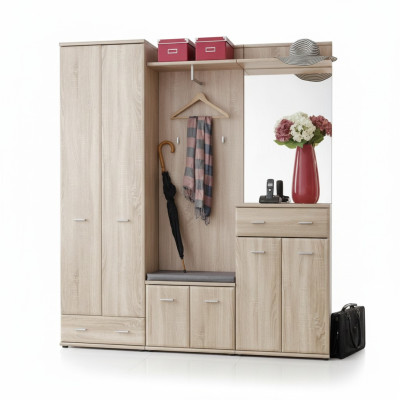 Kleiderständer Flurgarderobe Diele Design Möbel Holz Modern Schrank Neu