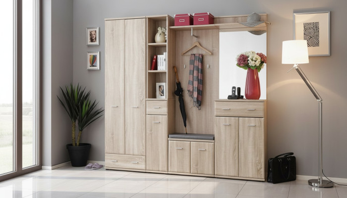 Kleiderständer Schrank Flurgarderobe Design Möbel Luxus Einrichtung Neu Regal