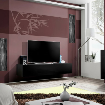Moderná luxusná drevená televízna skriňa