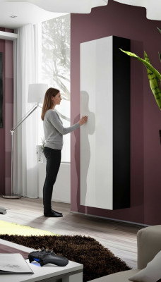 Luxusná nástenná skriňa do obývacej izby s moderným dizajnom