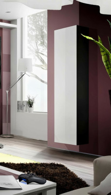 Luxusná nástenná skriňa do obývacej izby s moderným dizajnom