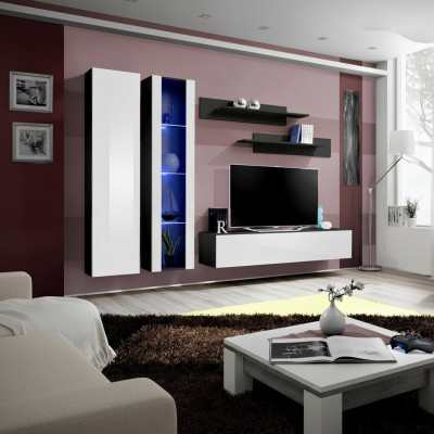Wohnzimmer Möbel Wohnwand TV Ständer Komplette Einrichtung Moderne