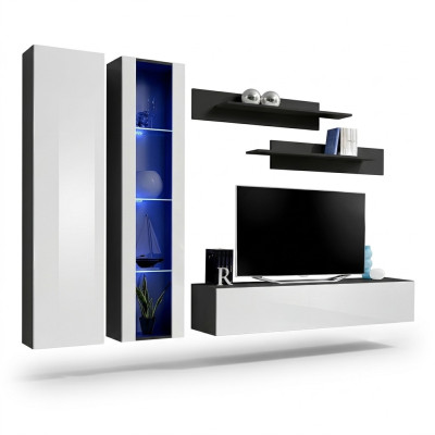 Wohnzimmer Möbel Wohnwand TV Ständer Komplette Einrichtung Moderne