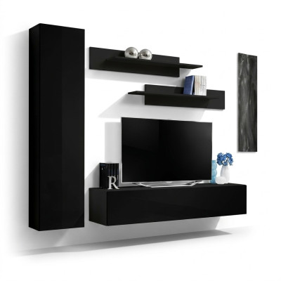 Wohnwand Komplett Designer Moderne Wohnzimmermöbel Wandschrank Neu