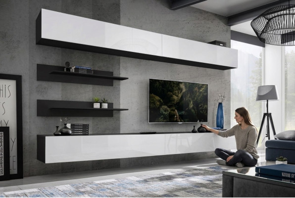 Wohnwand Wohnzimmer Set Wandschrank Wohnzimmer Neu Holzmöbel