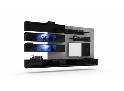 Wohnwand rtv Wohnzimmer Möbel Sideboard Wandregale tv Wandschrank Neu