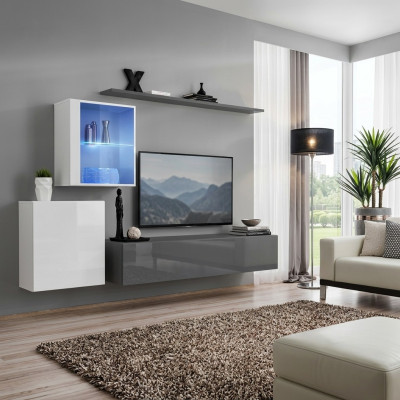 Wohnwand Holzmöbel Wandschrank Designer Wand Regal Komplett Möbel Designer