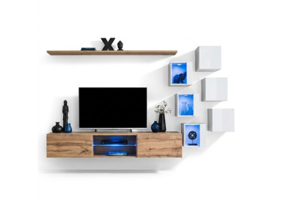 Wohnzimmermöbel Sideboard Holzmöbel Luxus Set Einrichtung Komplett Wandschrank