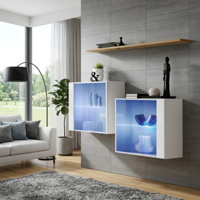 Luxus Wohnwand Möbel Einrichtung Set Holz Möbel Moderne Wohnzimmermöbel