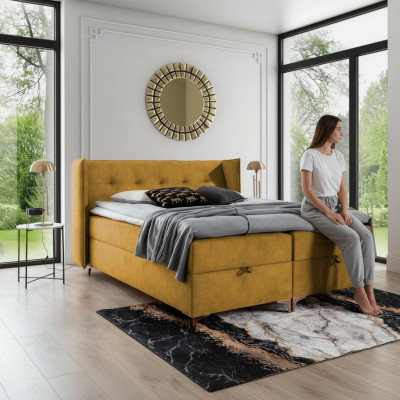 Bett 160x200cm Luxus Design Möbel Schlafzimmer Boxspringbett Doppel Neu