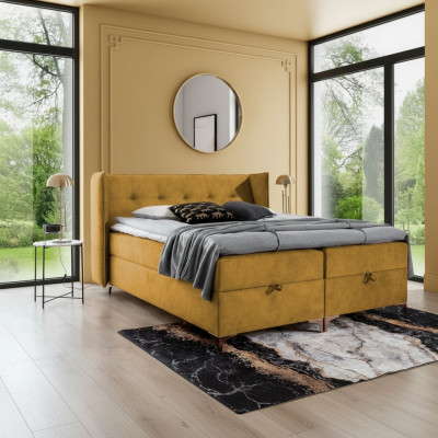 Bett 160x200cm Luxus Design Möbel Schlafzimmer Boxspringbett Doppel Neu