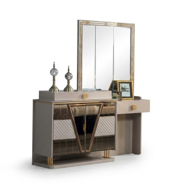 Modern Schminktisch luxus Möbel Spiegel Neu Einrichtung Schlafzimmer