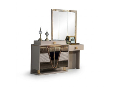 Modern Schminktisch luxus Möbel Spiegel Neu Einrichtung Schlafzimmer