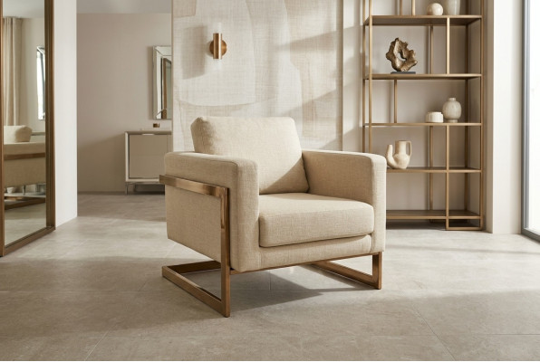 Luxus Sessel Wohnzimmer Einrichtung Design Modern Möbel PolsterTextil