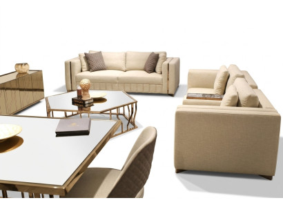 Wohnzimmer Set Sofa Zweisitzer Modern Sofa Dreisitzer Polster Möbel Couchtisch