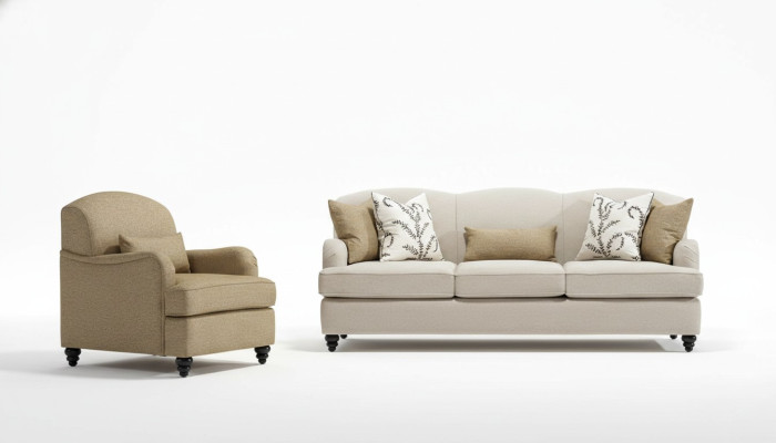 Sofa Set 2tlg Dreisitzer Sofa Modern Sessel Sofagarnitur Design Wohnzimmer