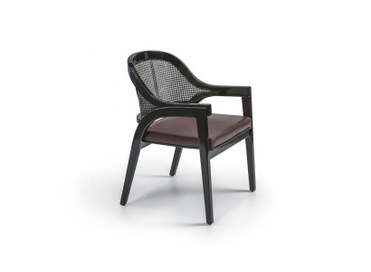Schwarz Holzstuhl Design Esszimmer Armlehnstuhl Neu Einrichtung Stuhl