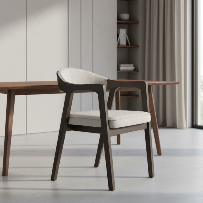 Armlehnstuhl Modern Esszimmer Stuhl mit Armlehnen Design Neu Möbel