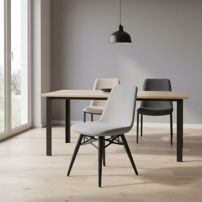 Designer Modern Grau Stuhl Möbel Einrichtung Luxus Neu Esszimmer